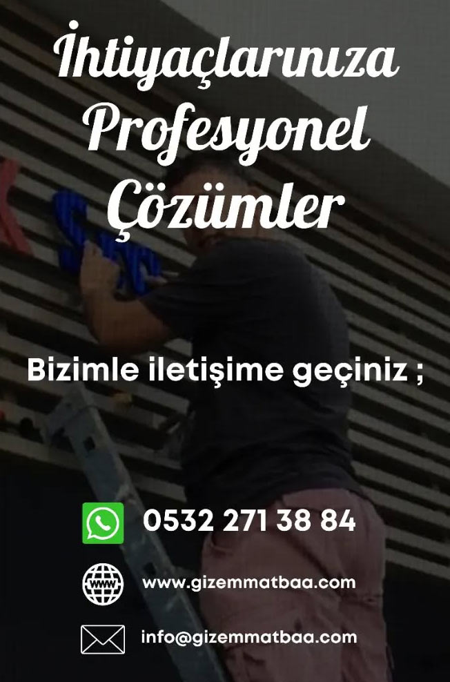 Kadıköy Gizem Matbaa - İletişime Geçin